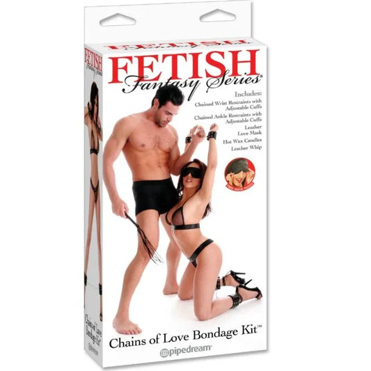 FETISH FANTASY SERIES - KIT DE BONDAGE CADENAS DEL AMOR. - Nuvica