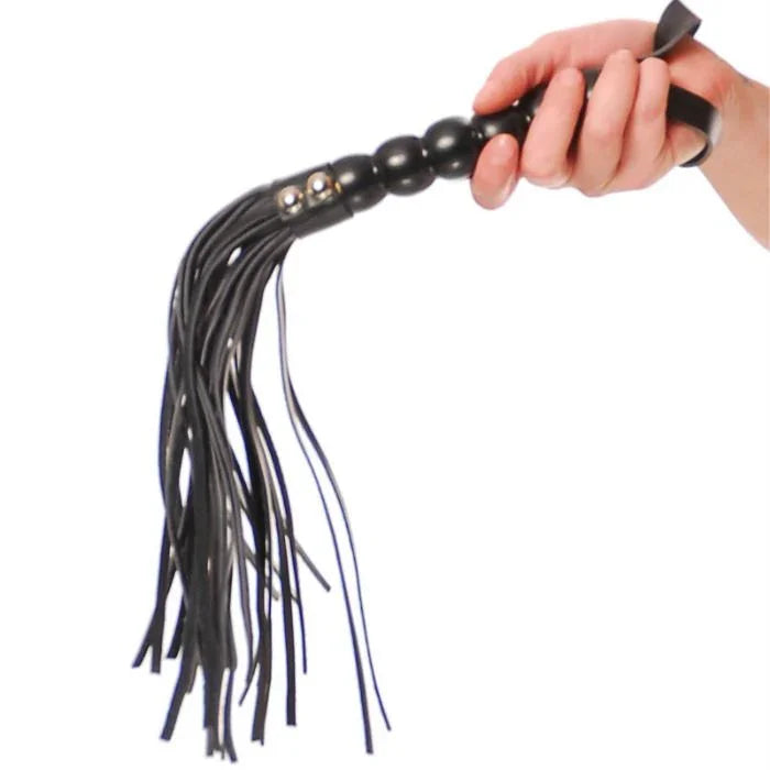 FETISH FANTASY SERIES - LATIGO MANGO ACANALADO CAT-O-NINE TAILS - Nuvica