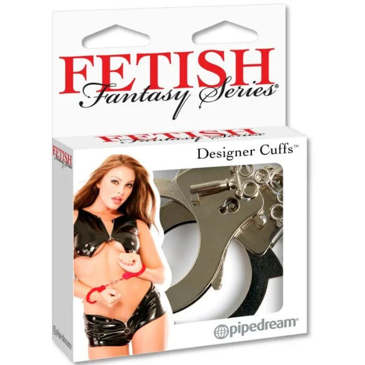 FETISH FANTASY SERIES - SERIES DESIGNER METAL HANDCUFFS - Nuvica
