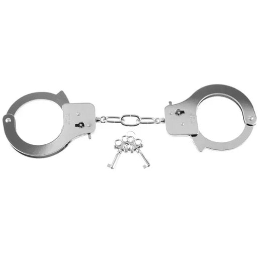 FETISH FANTASY SERIES - SERIES DESIGNER METAL HANDCUFFS - Nuvica