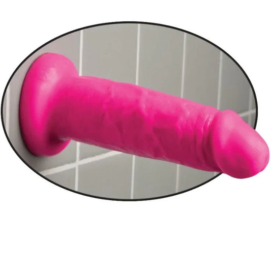 DILLIO - DILDO CON VENTOSA CHUB 15.2 CM ROSA - Nuvica