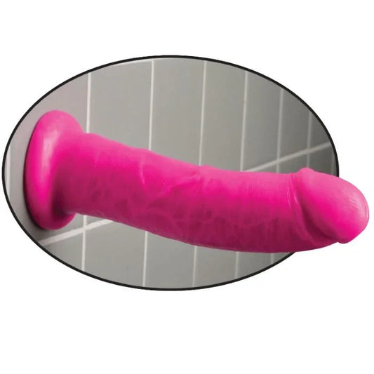 DILLIO - DILDO CON VENTOSA 20.32 CM ROSA - Nuvica