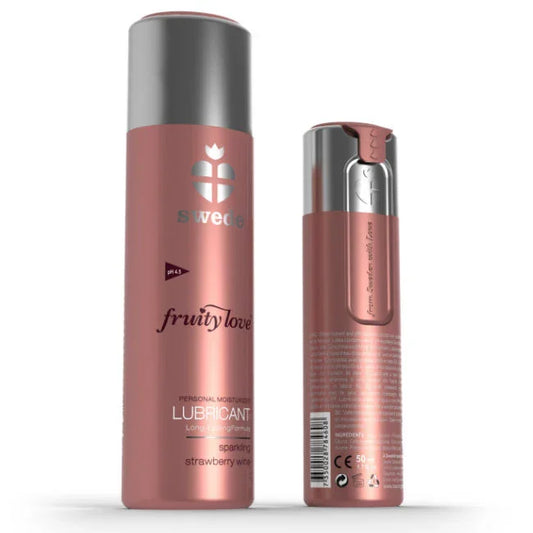 SWEDE - FRUITY LOVE LUBRICANTE FRESAS CON CHAMPAGNE 50 ML - Nuvica