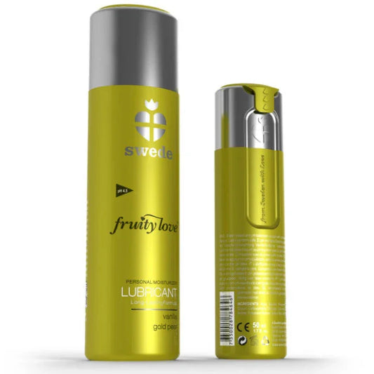 SWEDE - FRUITY LOVE LUBRICANTE MANZANA GOLDEN Y VAINILLA 100 ML - Nuvica