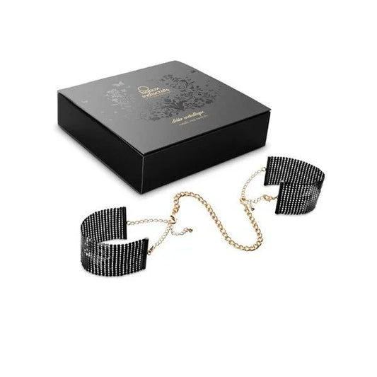 BIJOUX - DÉSIR MÉTALLIQUE ESPOSAS MALLA METALICA NEGRA - Nuvica