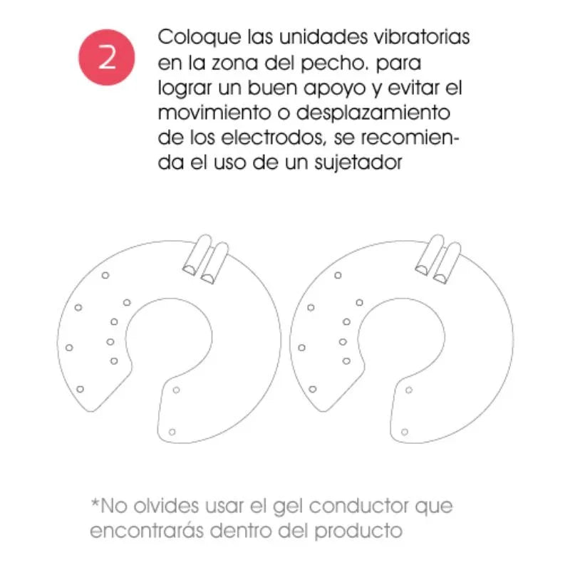 500 COSMETICS - U BREAST AUMENTO PECHOS ELECTROESTIMULACIÓN - Nuvica
