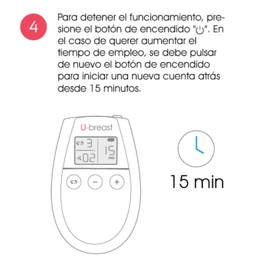 500 COSMETICS - U BREAST AUMENTO PECHOS ELECTROESTIMULACIÓN - Nuvica