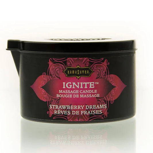 KAMASUTRA - VELA DE MASAJE SUEÑOS DE FRESA 170 GR - Nuvica
