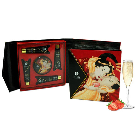 SHUNGA - KIT SECRET GEISHA FRESAS Y CAVA - Nuvica