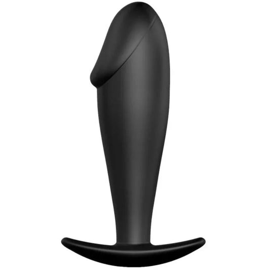 PRETTY LOVE - PLUG ANAL SILICONA FORMA PENE NEGRO - Nuvica