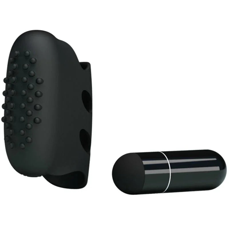 PRETTY LOVE - FLIRTATION DEDAL CON VIBRACIÓN STEWARD NEGRO - Nuvica