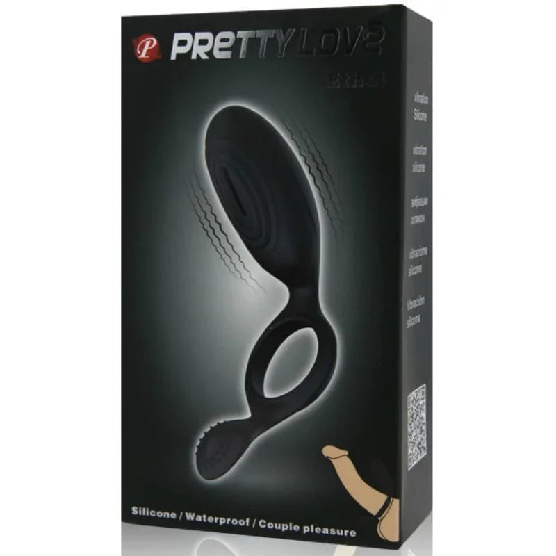 PRETTY LOVE - ETHEL ANILLO VIBRADOR CON ESTIMULADOR - Nuvica