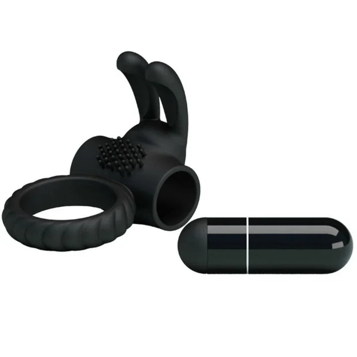 PRETTY LOVE - EUDORA ANILLO VIBRADOR CON ESTIMULADOR - Nuvica