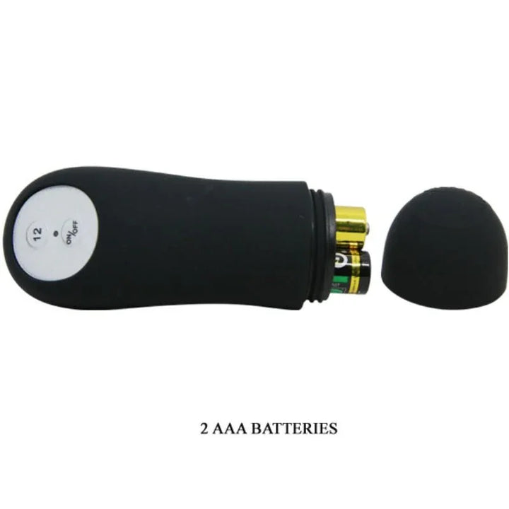 PRETTY LOVE - PLUG ANAL SILICONA ESTIMULACIÓN EXTRA Y 12 MODOS VIBRACIÓN NEGRO CONTROL REMOTO - Nuvica