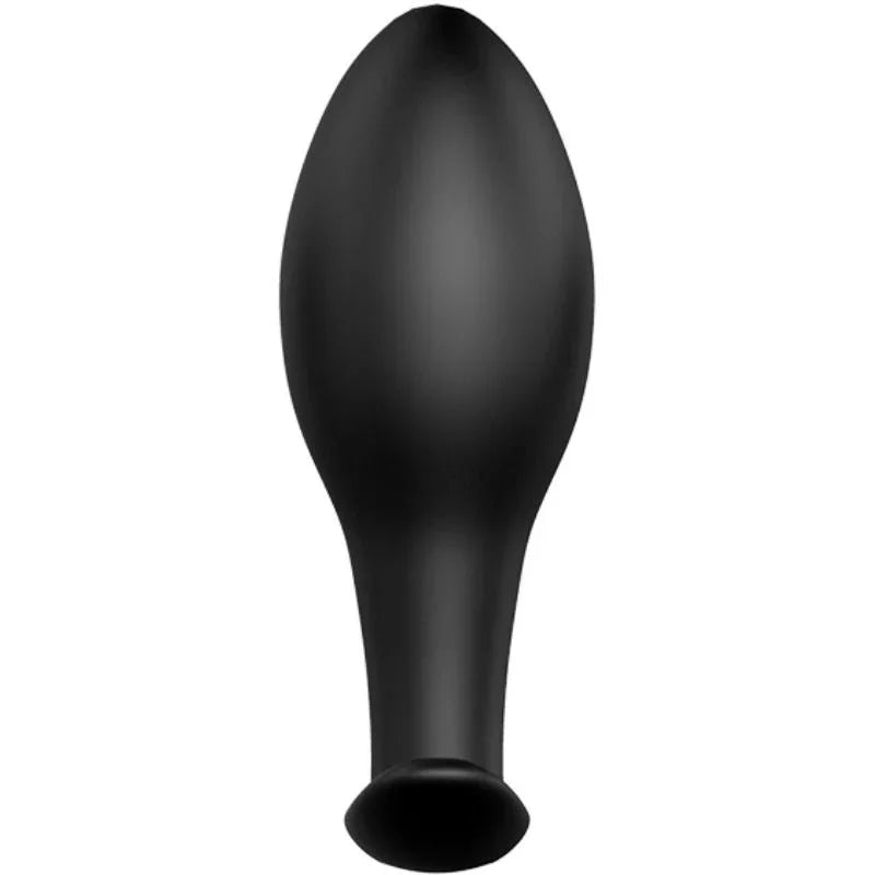PRETTY LOVE - PLUG ANAL SILICONA FORMA ANCLA 12 MODOS VIBRACIÓN NEGRO - Nuvica