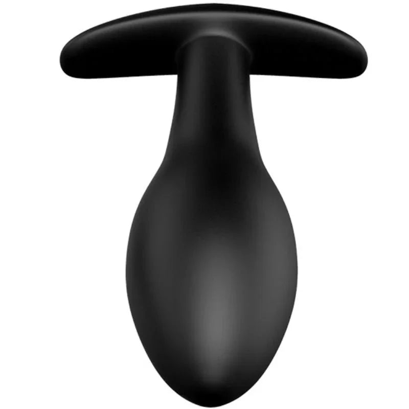 PRETTY LOVE - PLUG ANAL SILICONA FORMA ANCLA 12 MODOS VIBRACIÓN NEGRO - Nuvica