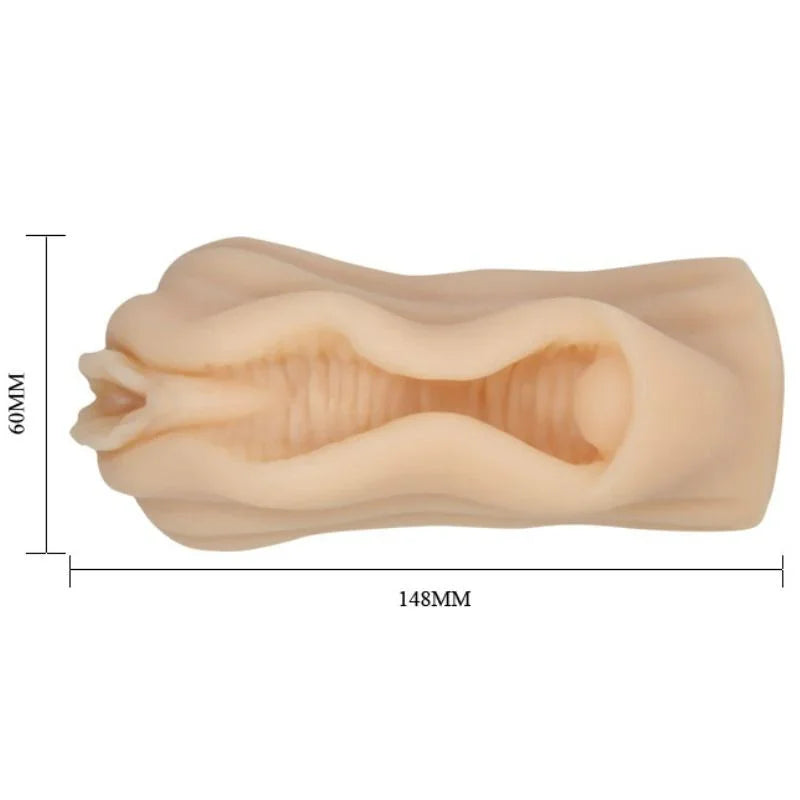 BAILE - MINI MASTURBADOR MASCULINO DISEÑO LABIOS VAGINA - Nuvica