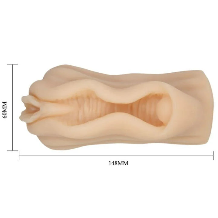 BAILE - MINI MASTURBADOR MASCULINO DISEÑO LABIOS VAGINA - Nuvica