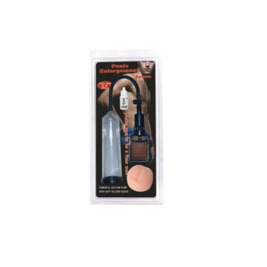 BAILE - BOMBA DE ERECCION TIRADOR Y BOQUILLA VAGINA 20 CM - Nuvica