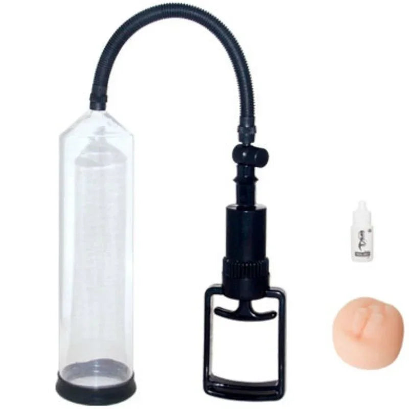 BAILE - BOMBA DE ERECCION TIRADOR Y BOQUILLA VAGINA 20 CM - Nuvica
