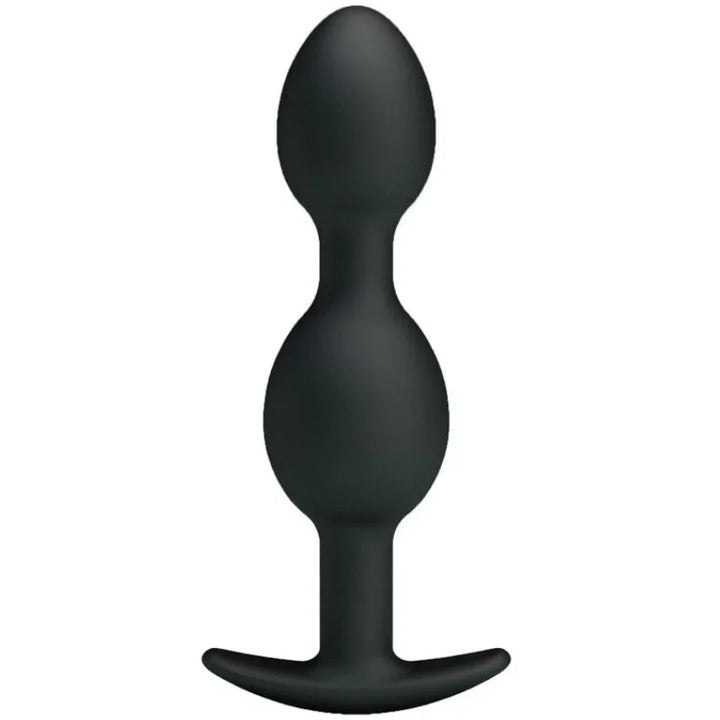 PRETTY LOVE - BOLAS ANALES SILICONA 12.5 CM NEGRO - Nuvica