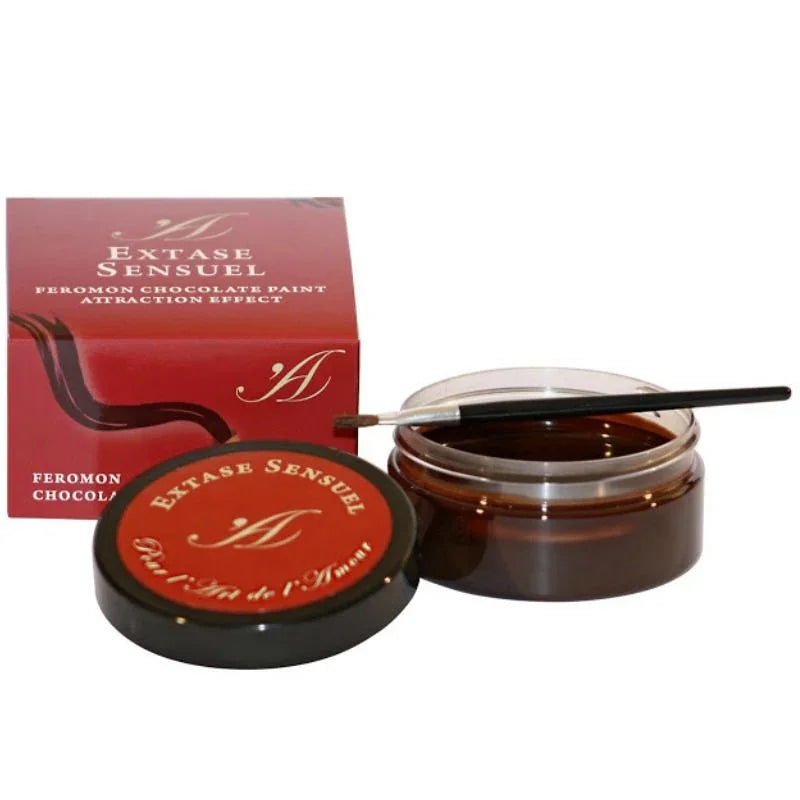 EXTASE SENSUAL - PINTURA CORPORAL DE CHOCOLATE EFECTO ATRACCION 50 ML - Nuvica