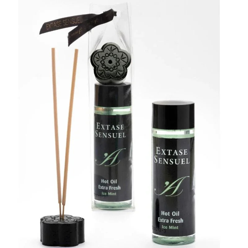 EXTASE SENSUAL - ACEITE MASAJE EFECTO EXTRA FRESH HIELO 100 ML - Nuvica