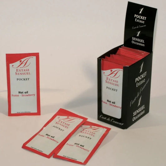 EXTASE SENSUAL - ACEITE ESTIMULANTE FRESA 10 ML - Nuvica