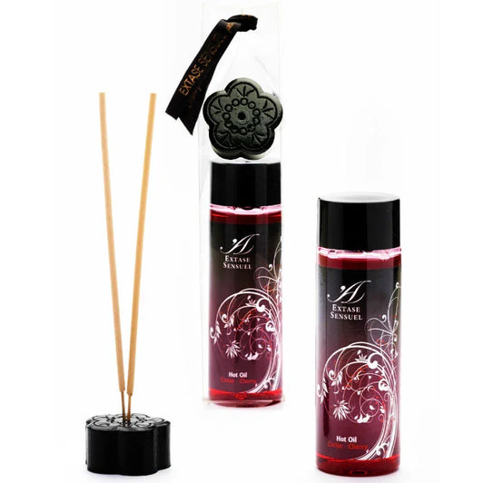 EXTASE SENSUAL - ACEITE ESTIMULANTE CEREZA 100 ML - Nuvica