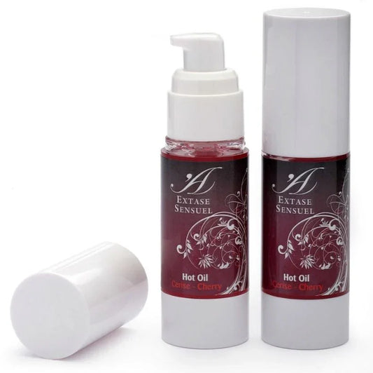 EXTASE SENSUAL - ACEITE ESTIMULANTE CALOR CEREZA 30 ML - Nuvica