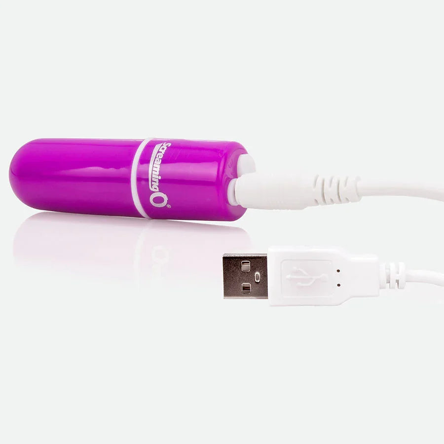 SCREAMING O - BALA VIBRADORA RECARGABLE VOOOM LILA - Nuvica