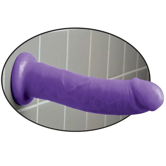 DILLIO - DILDO CON VENTOSA 20.32 CM LILA - Nuvica