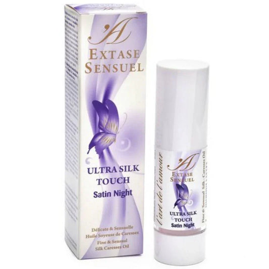 EXTASE SENSUAL - ACEITE MASAJE ULTRA SILK TOUCH SATIN NIGHT - Nuvica