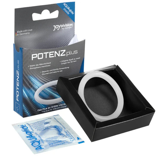 JOYDIVISION POTENZDUO - PLUS ANILLO PARA PENE BLANCO - M - Nuvica