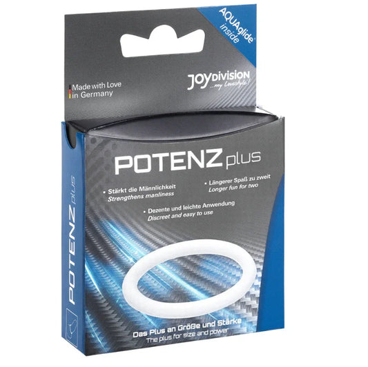 JOYDIVISION POTENZDUO - PLUS ANILLO PARA PENE BLANCO - M - Nuvica