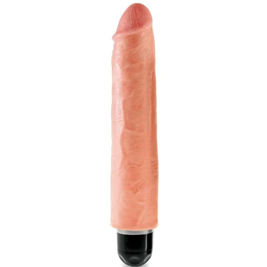 KING COCK - VIBRADOR REALÍSTICO STIFFY 25.4 CM NATURAL - Nuvica