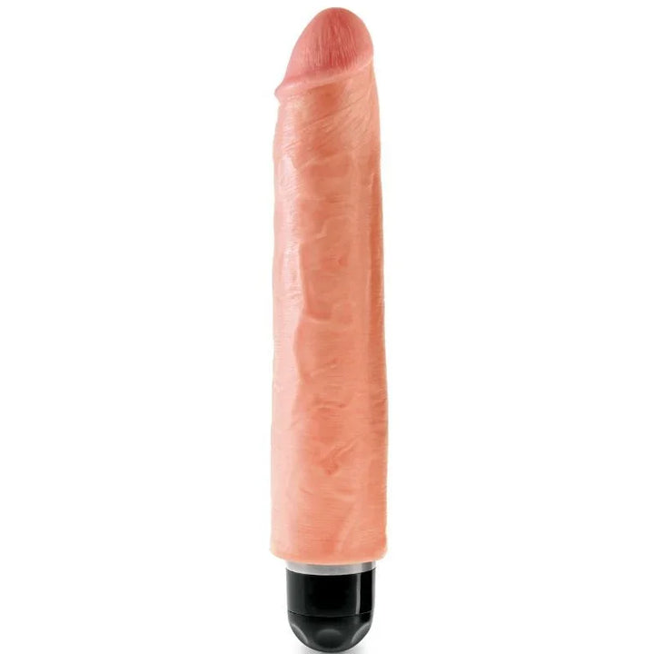 KING COCK - VIBRADOR REALÍSTICO STIFFY 25.4 CM NATURAL - Nuvica