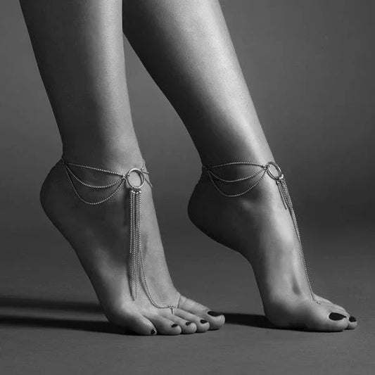 BIJOUX - MAGNIFIQUE PULSERAS PARA LOS PIES DORADO - Nuvica