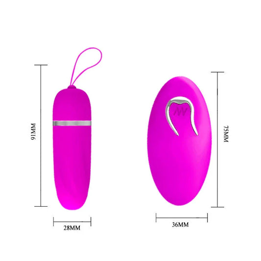 PRETTY LOVE - HUEVO VIBRADOR DEBBY CON MANDO - Nuvica
