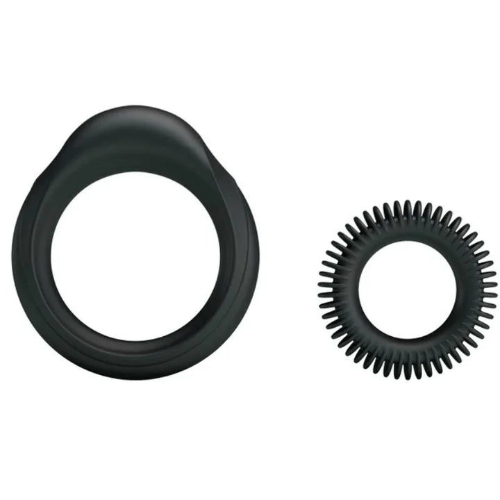 BAILE - KIT 2 ANILLOS SILICONA RING MANHOOD - Nuvica