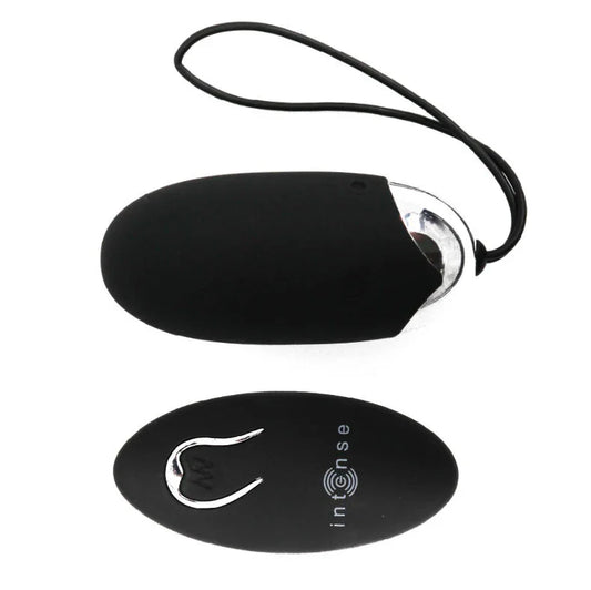 INTENSE - FLIPPY II HUEVO RECARGABLE REMOTO NEGRO - Nuvica