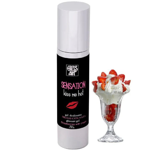 EROS-ART - SENSATTION LUBRICANTE NATURAL FRESAS CON NATA 50 ML - Nuvica
