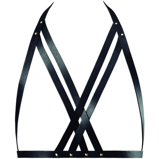 BIJOUX INDISCRETS MAZE - SUJETADOR CON CORREAS NEGRO - Nuvica
