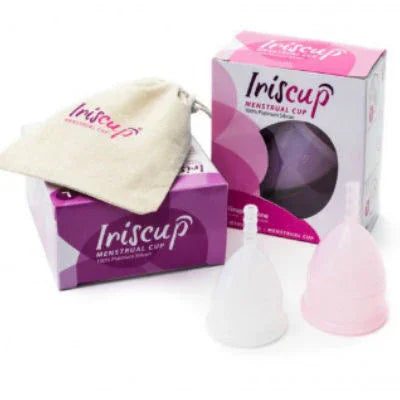 IRISCUP - COPA MESTRUAL ROSA PEQUEÑA + BOLSA ESTERILIZADORA GRATIS - Nuvica