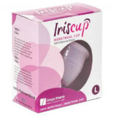 IRISCUP - COPA MESTRUAL ROSA GRANDE + BOLSA ESTERILIZADORA GRATIS - Nuvica
