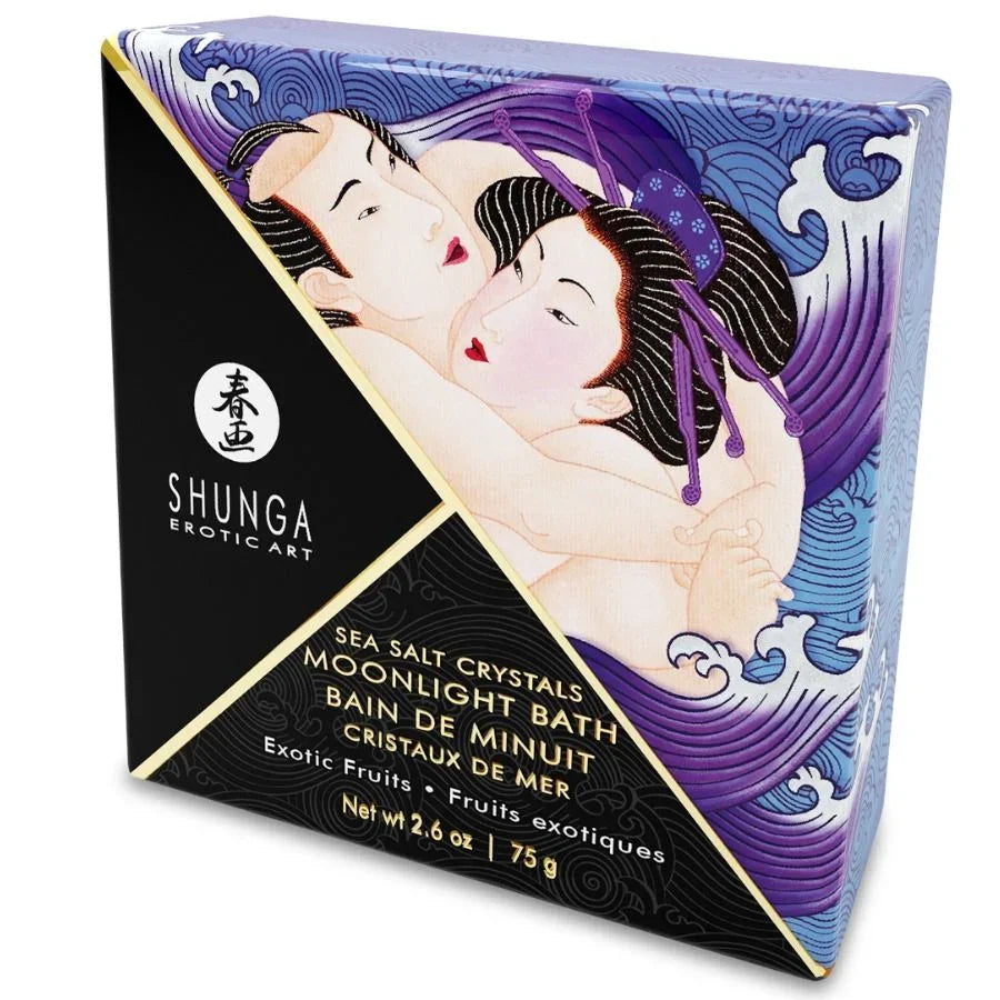 SHUNGA - SALES DE BAÑO AROMATIZADAS EXOTIC PURPLE 75 GR - Nuvica