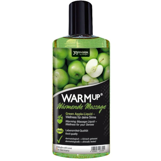 JOYDIVISION WARMUP - ACEITE DE MASAJE MANZANA VERDE 150 ML - Nuvica