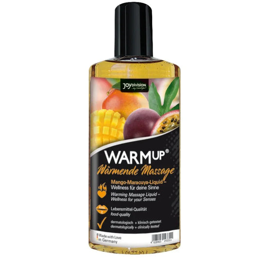 JOYDIVISION AQUAGLIDE - WARMUP ACEITE DE MASAJE MANGO+MARACUYA 150 ML - Nuvica
