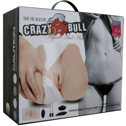 CRAZY BULL - VAGINA Y ANO REALÍSTICOS CON VIBRACIÓN POSICIÓN 3 - Nuvica