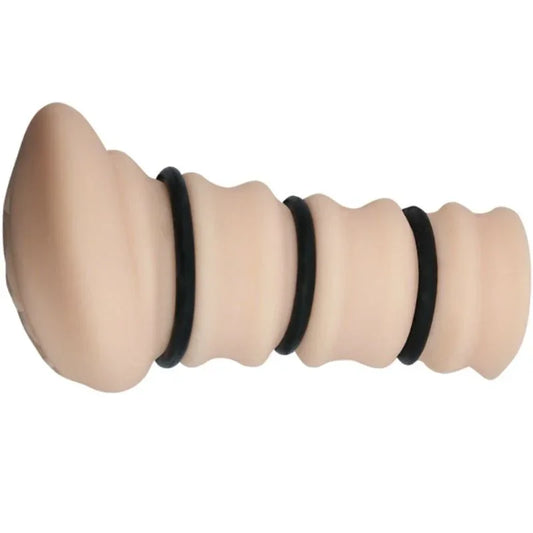 CRAZY BULL - MASTURBADOR CON ANILLOS MODELO VAGINA 2 - Nuvica